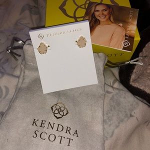 Kendra Scott Tessa iridescent Drusy in gold: new